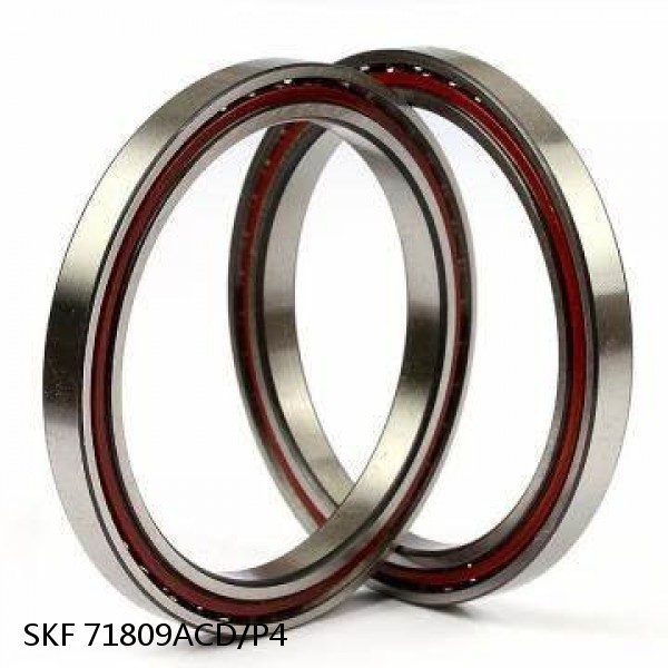 71809ACD/P4 SKF Super Precision,Super Precision Bearings,Super Precision Angular Contact,71800 Series,25 Degree Contact Angle